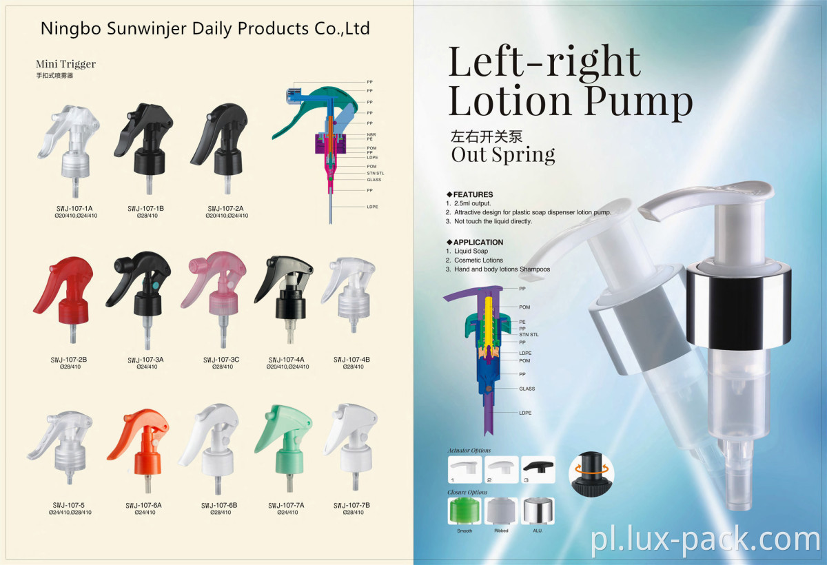 Płynna plastikowa pompa Liquid Plastic Pump